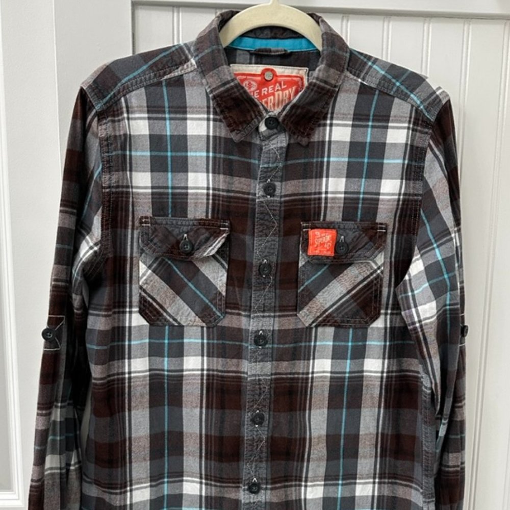 Superdry men's Lumberjack Twill shirt. Sz. M